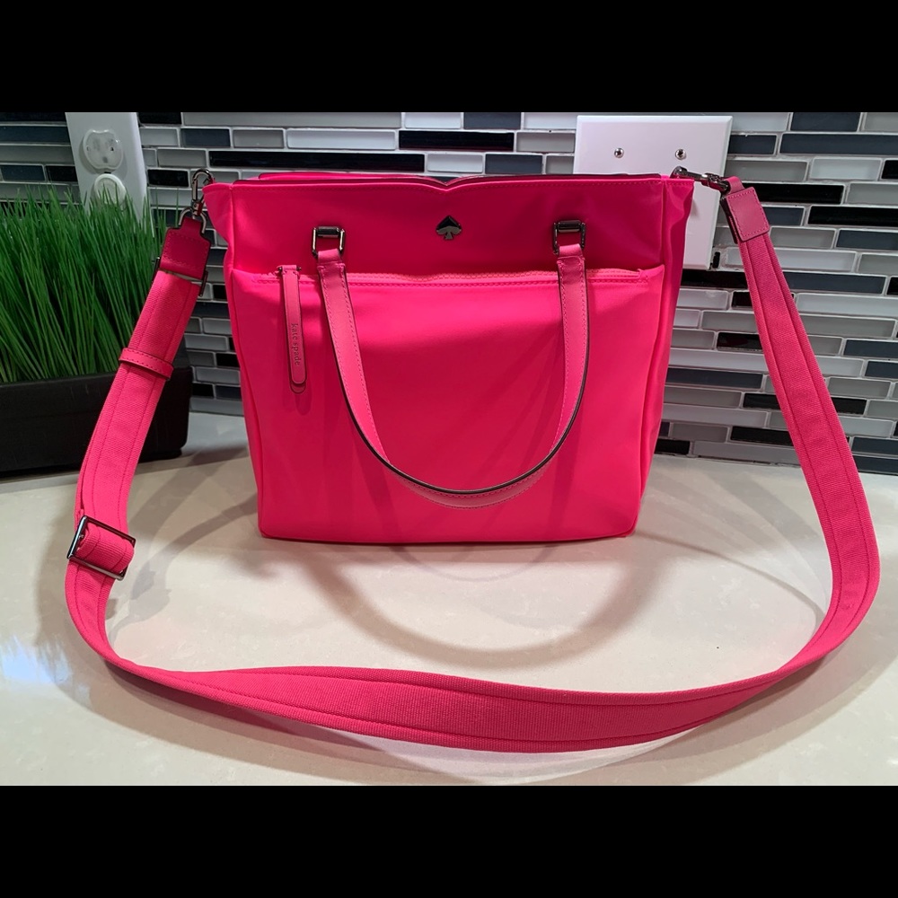 New rare neon pink Kate Spade Crossbody handbag.